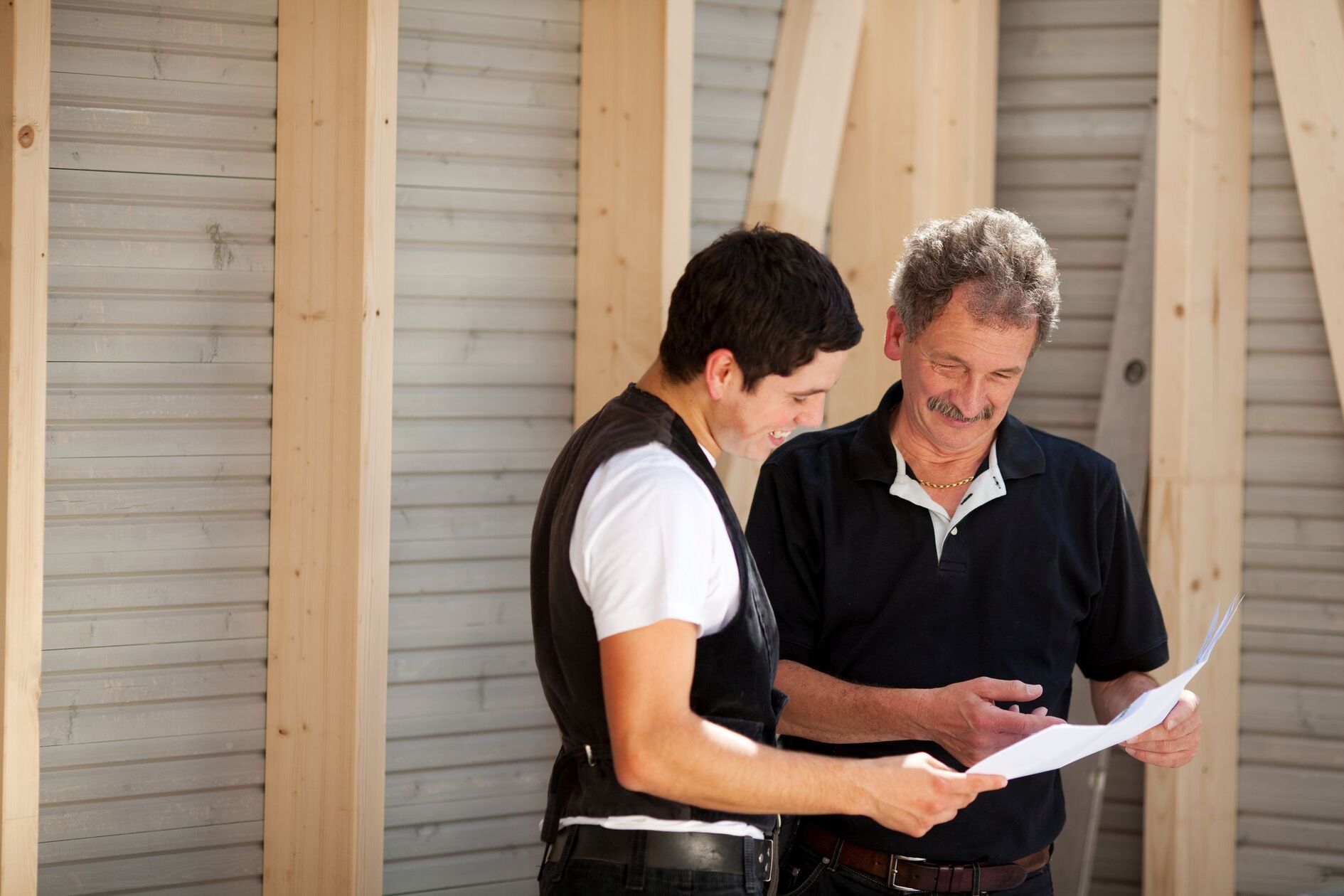 Handwerker im Gespräch