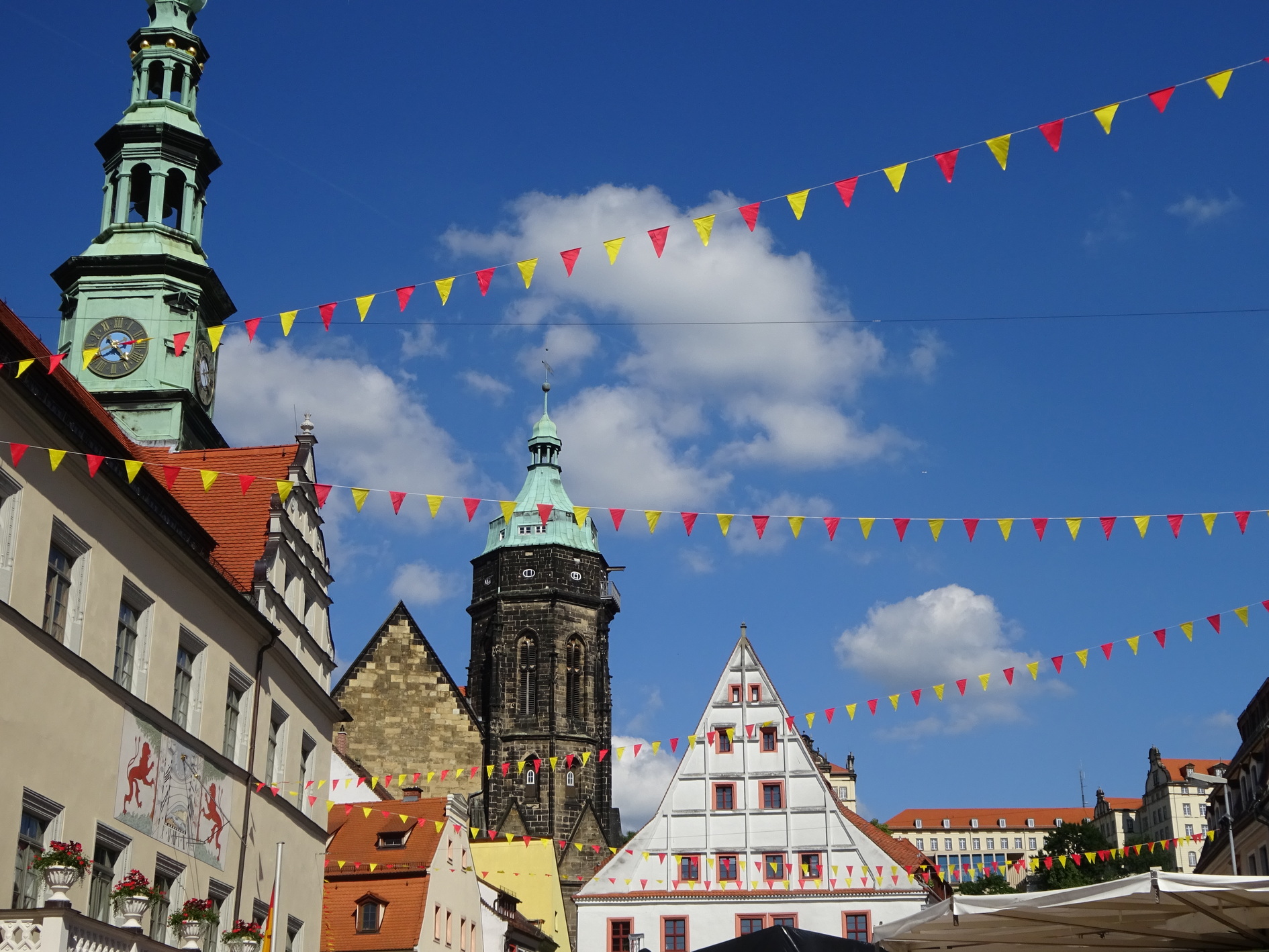 Ansicht der Stadt Pirna